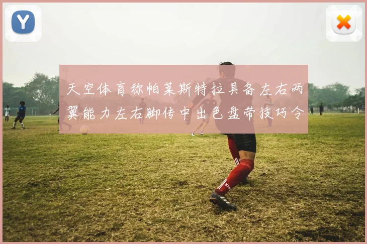 天空体育称帕莱斯特拉具备左右两翼能力左右脚传中出色盘带技巧令人赞叹